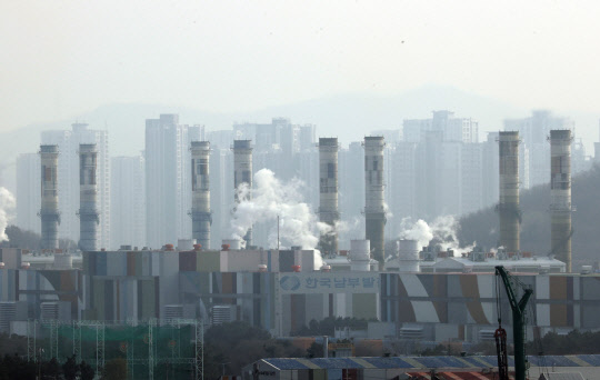 인천 서구 신인천복합화력발전소 모습.  <연합뉴스>